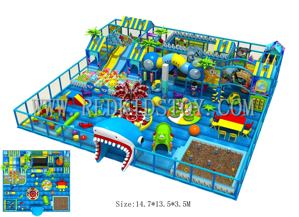 Экспорт в Турцию большое Крытое оборудование для игровых площадок детская