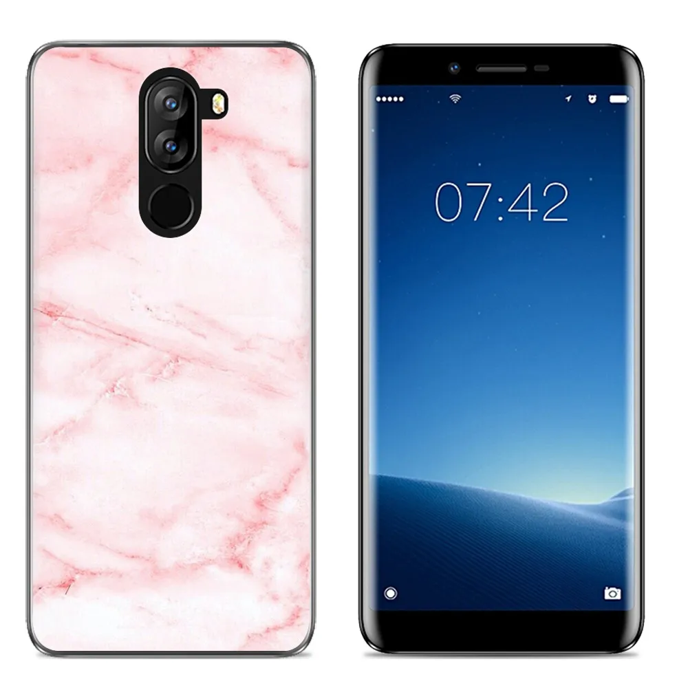 Мягкий чехол для телефона, силиконовый чехол Для Doogee X60L, 5,5 дюйма, модный прозрачный чехол из ТПУ с красочным рисунком - Цвет: Молочно-Белый