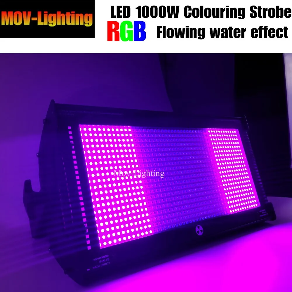 1000 Вт светодиодная вспышка портативный RGB Стробоскоп для сцены|Эффект освещения