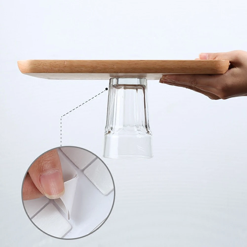 70 шт., однотонный клейкий автомобильный держатель, двухсторонняя фоторамка, водонепроницаемая акриловая прозрачная бесследная наклейка, Настенная Нескользящая накладка, многоразовая