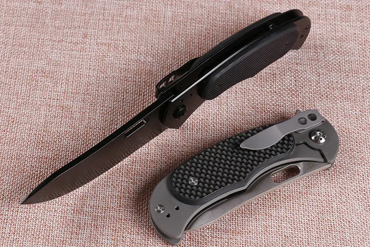 Поверхностно titanium G10 складной нож бутик Карманный Подарочный суши рыбы