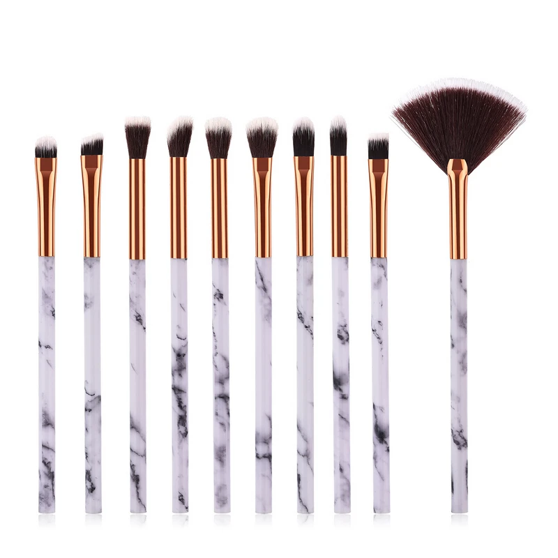 

Mayitr 10pcs Makeup Eyeshadow Brushes Set Nylon Fiber Ladies Eyebrow Concealer Brush For Cosmetic Tool