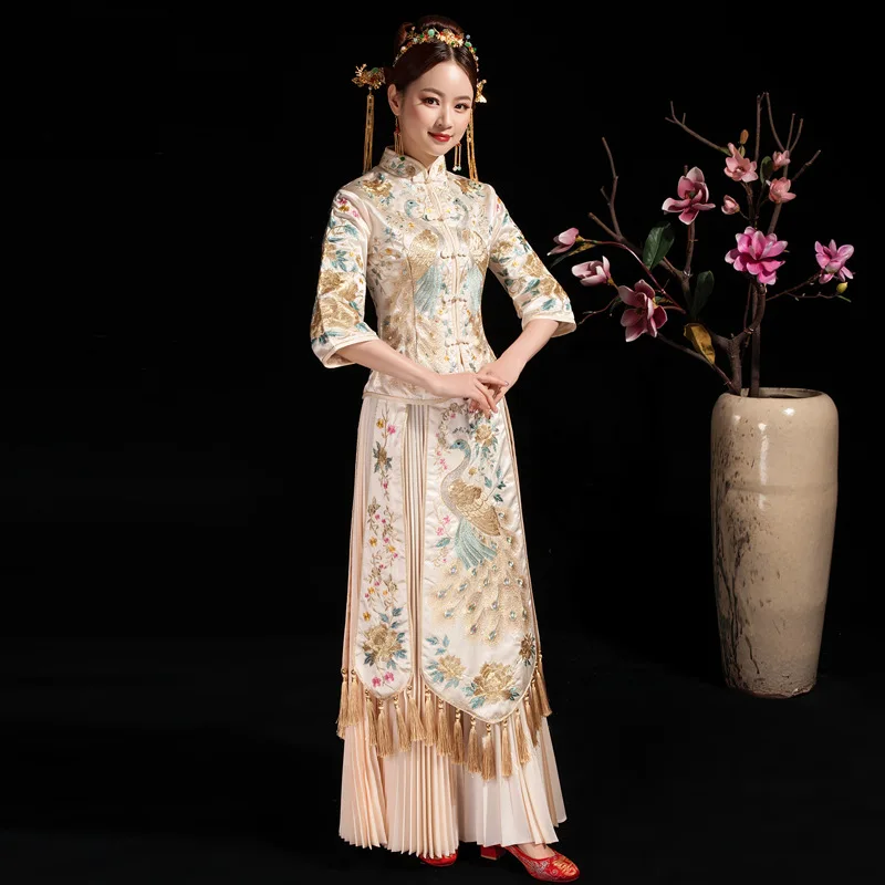 Классический Королевский чонсам традиционное китайское платье qipao восточные