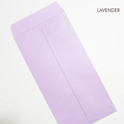 Lavendar 50 шт 170x85 мм(6," x 3,3") цветной бумажный конверт вертикальный Подарочный конверт в китайском стиле - Цвет: Lavendar