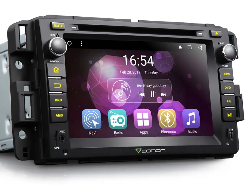 Eonon 7 "Quad Core Android 6.0 Marshmallow Автомобильный DVD Радио для GMC Acadia 2009-2011 и Sierra Yukon 2008-2011 |