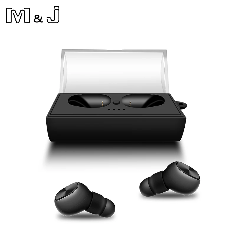 M &amp J TWS-QS1 Bluetooth-наушники-вкладыши Беспроводные наушники Стереонаушники Басы Звук