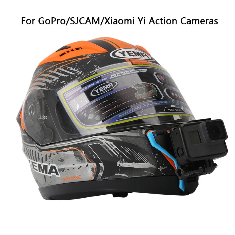 Кронштейн для подбородка мотоциклетного шлема Gopro SJCAM Xiaomi Yi экшн камеры и iPhone Samsung