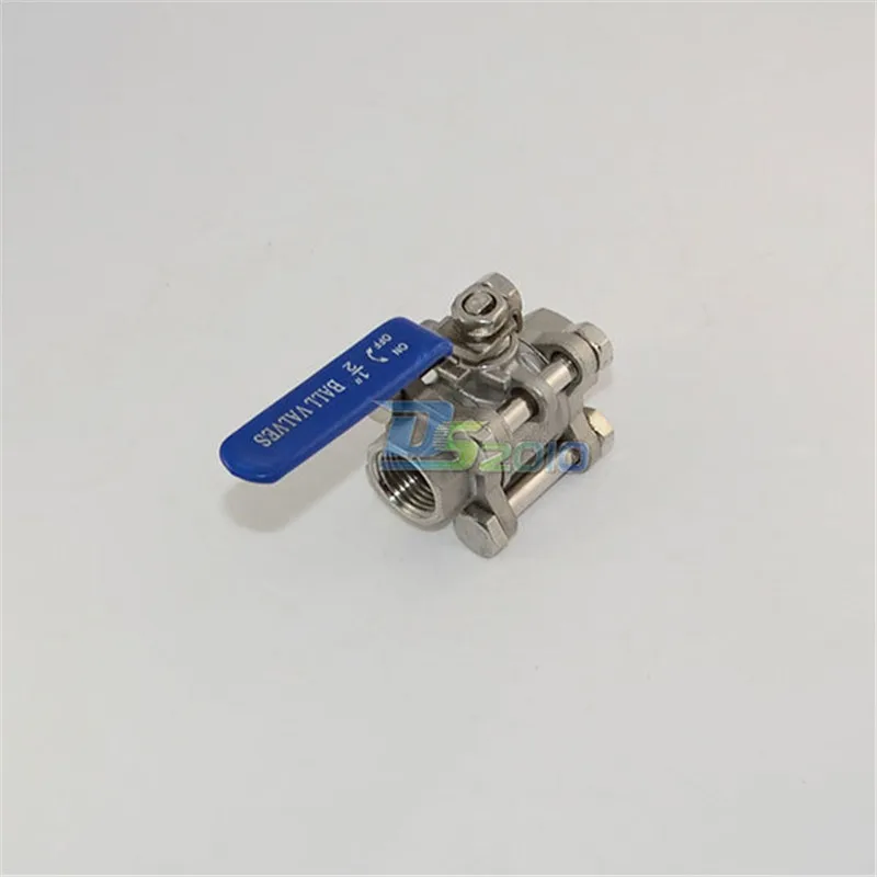 MEGAIRON BSPT 1/2 &quotDN15 3 элементный шаровой кран с полным портом Тип резьбы Нержавеющая