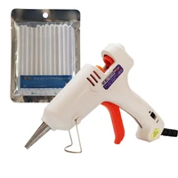 25w hot melt glue gun eu plug long nozzle with 12pcs glue sticks children diy household mini glue gun repair tool gun