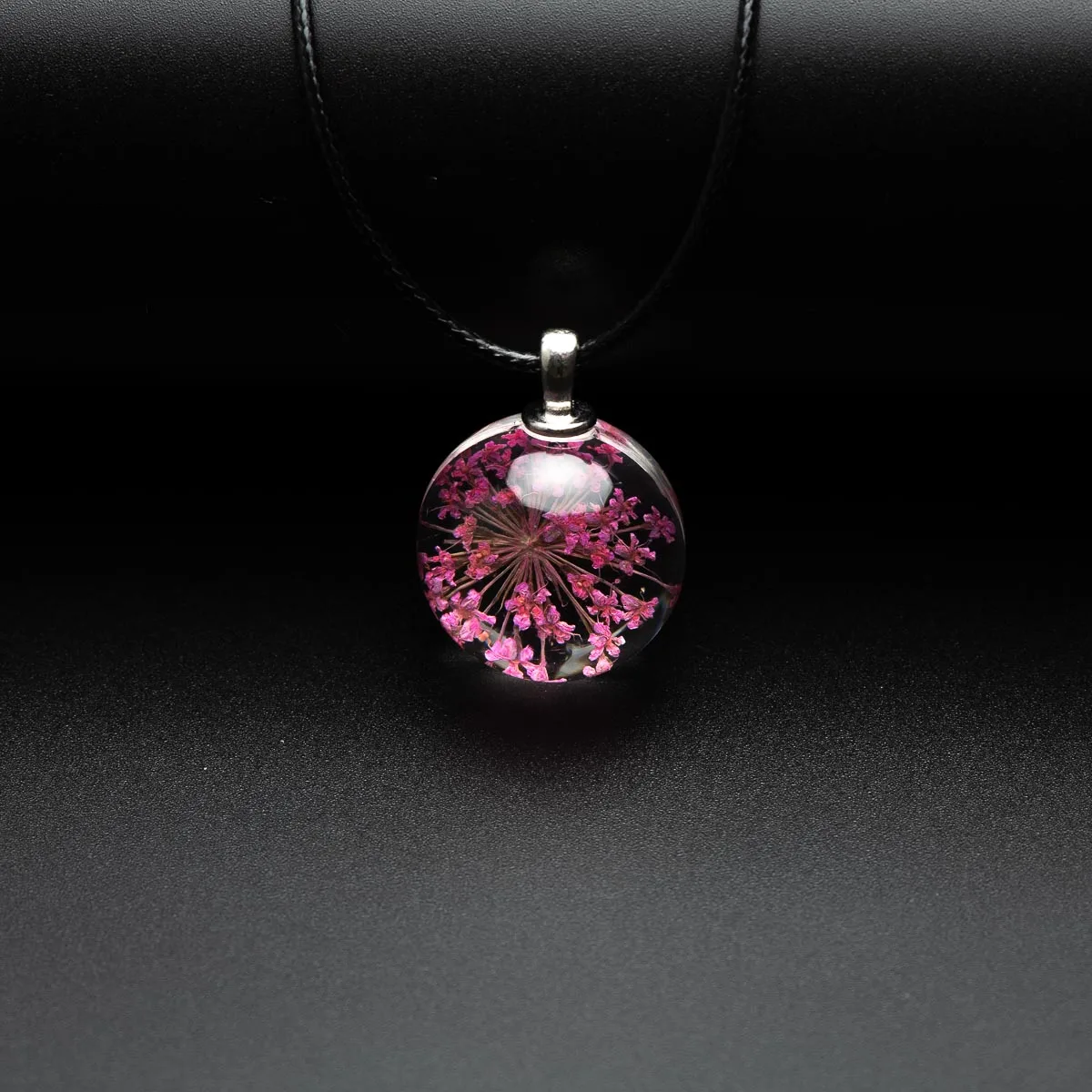 Модные стеклянные ожерелья в виде цветка сфере со стеклянным шариком #