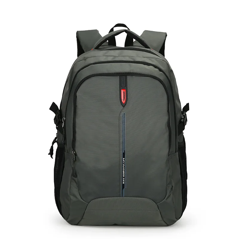 fashion business men's knapsack Large capacity travel backpacks School backpack schoolbags for boys mochila infantil - Цвет: GRAY