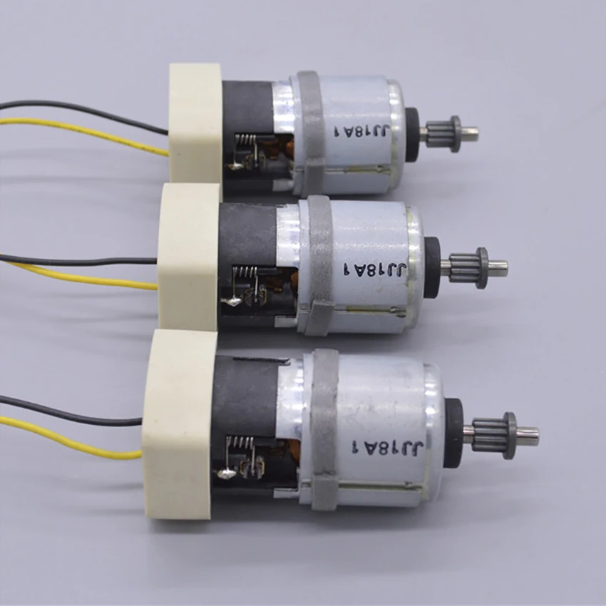 

DC24-60V 2900-7200RPM 395 Micro Motor Replaceable Carbon Brush Permanent Magnet Motor With Rectifier Bridge and MXL Timing Belt