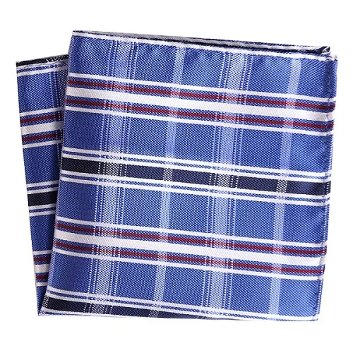 WPS-049 hanky Роскошный мужской платок полосатый Клетчатый плед тканые платки носовой платок из полиэстера бизнес Карманный квадратный полотенце для сундуков 25*25 см - Цвет: WPS-049 hanky