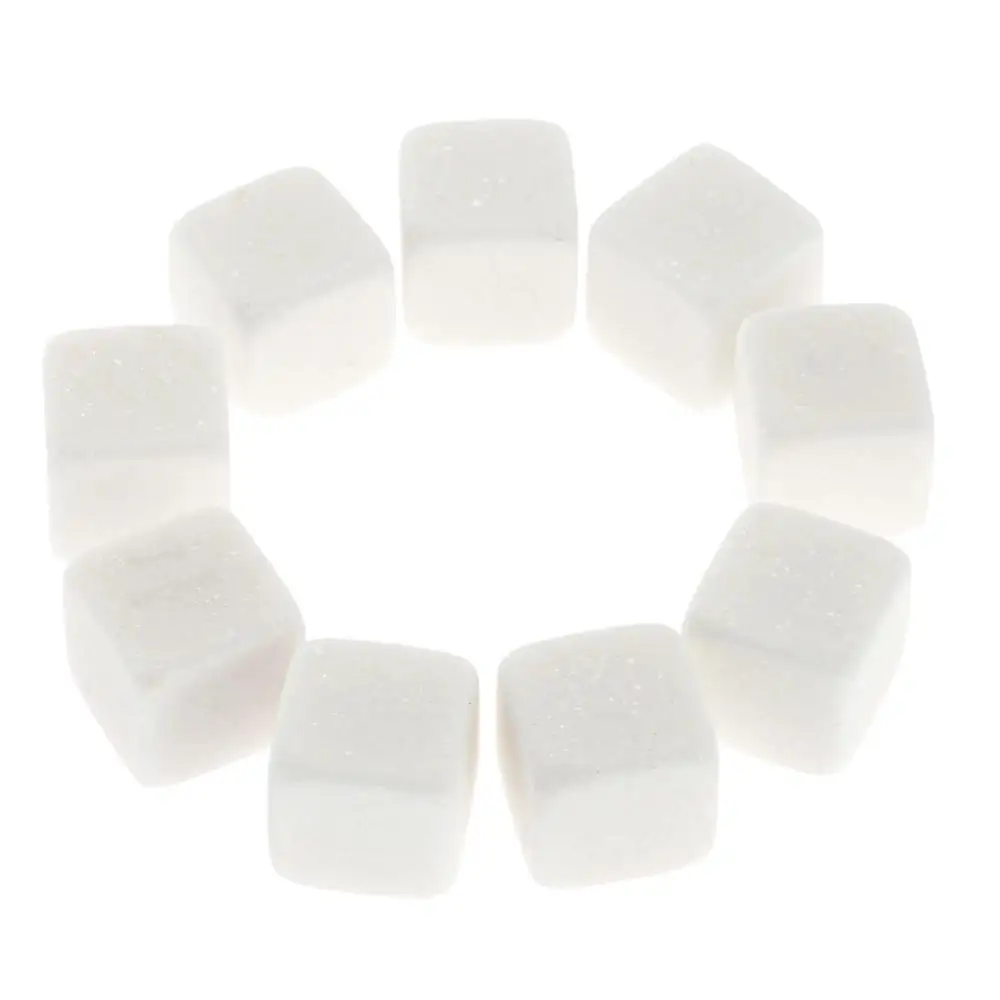 9pcs Потягивание Виски камни натуральный Виски камни 9 шт. Набор для виски камень Виски рок свадебный подарок Рождество гранит - Цвет: 9pcs