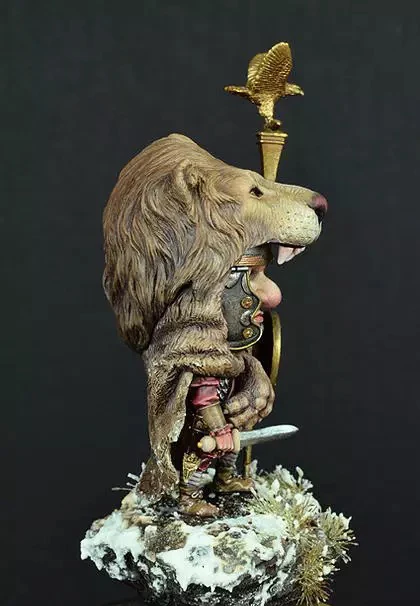 54 мм SD Q Edition Rome Guard Resin Soldier + терраса NP-003 | Игрушки и хобби