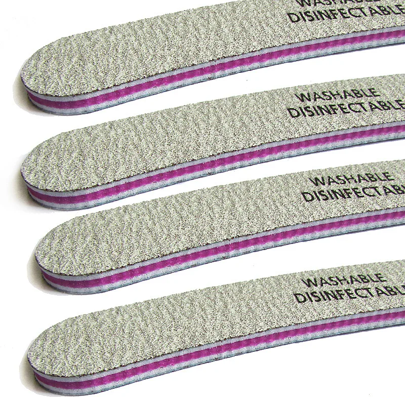 Пилочки для дизайна ногтей 2 шт./лот пилки маникюра 100/100 Грит|sponge nail file|nail filenail file