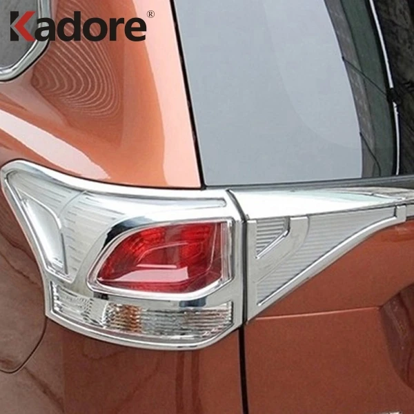 Для Mitsubishi Outlander 2013 ABS хромированный задний светильник, накладка, наклейки на задние фонари, аксессуары для стайлинга автомобилей