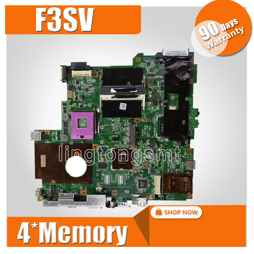 F3SV материнская плата Vram 965 чипсет REV: 2,0 для ASUS X53S F3SV материнская плата для ноутбука F3SV материнская плата F3SV тест материнской платы ОК