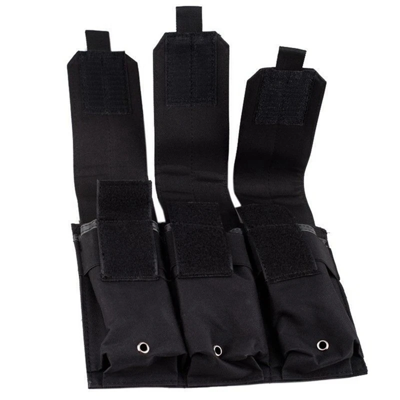 Airsoft Molle Тактический Molle тройной подсумок Зажим для ремня тройной M4 AR 5,56. 223 Mag сумки охотничий пистолет 3 сумки