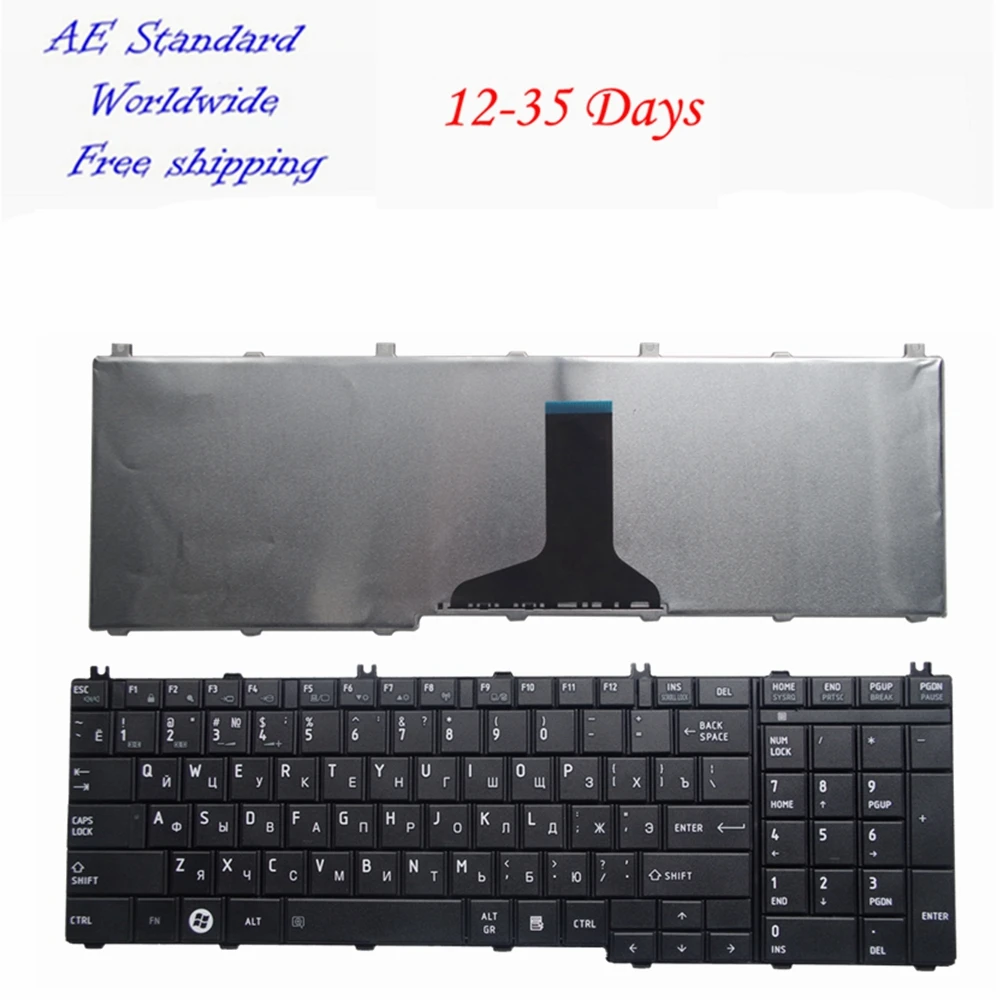 Русская клавиатура для ноутбука Toshiba Satellite L670 L670D L675 L675D C655 L655 L655D C650 C650D L650 RU новая
