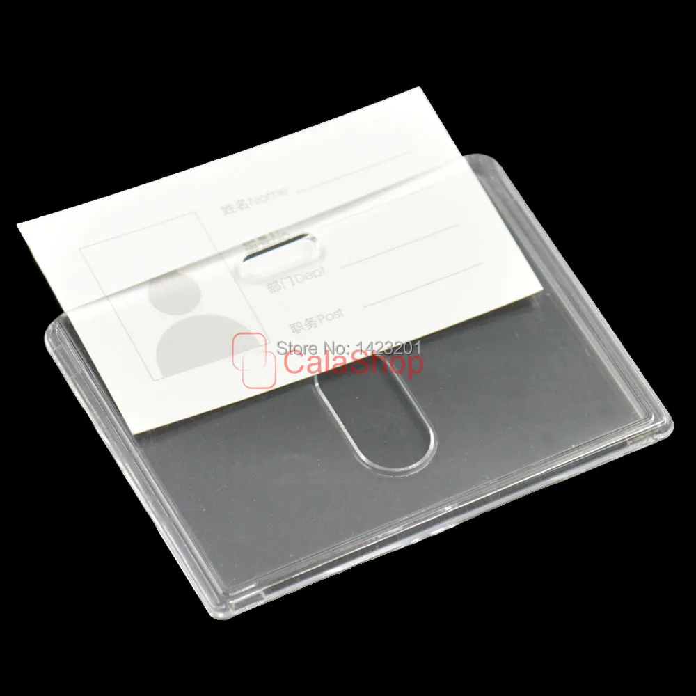 Акриловый держатель для удостоверения личности 6 шт./лот цвет в ассортименте | Дом