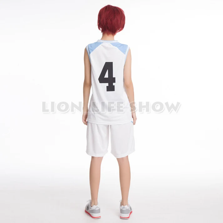 Спортивная одежда Kuroko no Basuke ракюзан 4 # баскетбольная майка с шортами полный