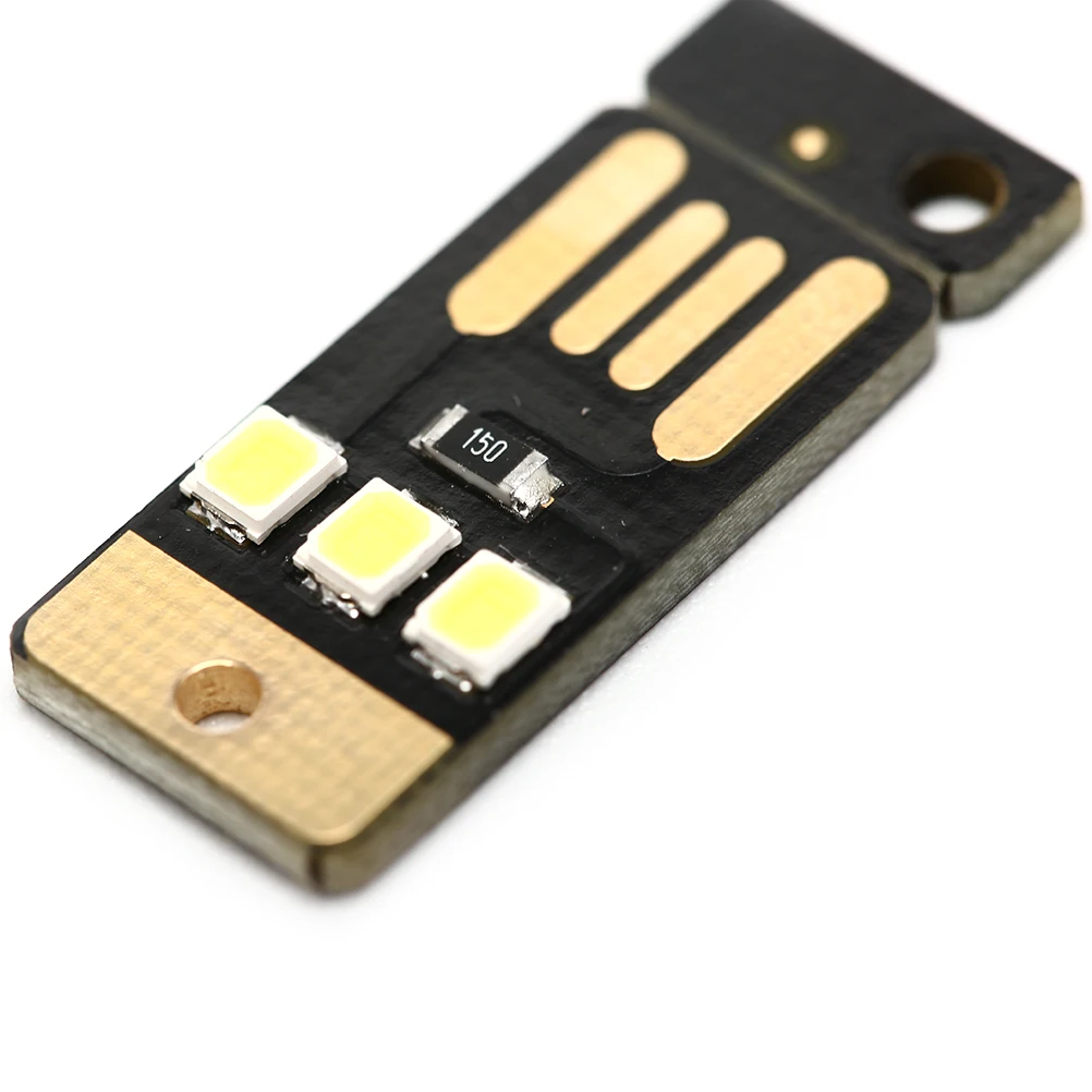 5 шт./лот ночника мини карманные карты USB Мощность светодиодный брелок ночной Светильник 0,2 W Светодиодная лампа USB книга светильник для портативных ПК Мощность банка