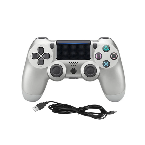 Sliver Геймпад для телефона dualshock 4 джойстик для телефона тригеры pubg pubg контроллер sega джостик для компьютера сега контроллер геймпад для андроид геймпад ps4 джостик для телефона джойстик триггеры приставка игровая - Цвет: Sliver