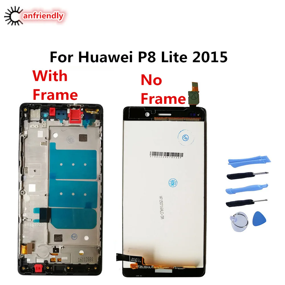 Для Huawei P8 Lite 2015 ALE L01 L02 L21 L23 UL00 ЖК дисплей + сенсорный экран дигитайзер в сборе