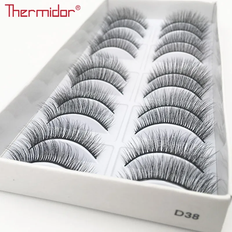 3D накладные ресницы Thermidor натуральные короткие корейские ручной работы супер