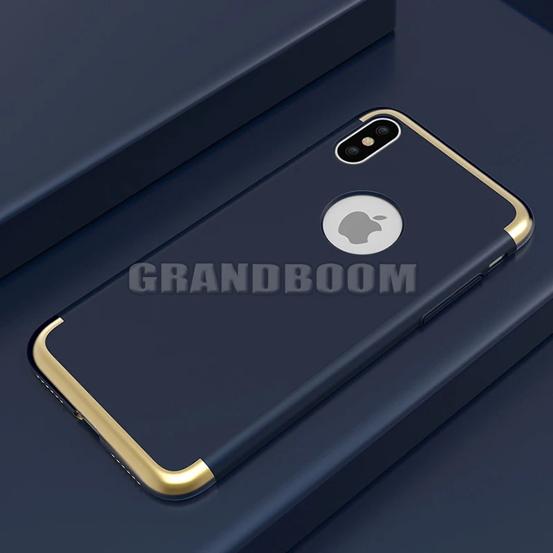 100 шт Гибридный 3 в 1 Пластиковый ударопрочный Твердый чехол для iPhone 11 Pro Max XS XR X 8 7 6 6S Plus SE 5 5S Броня матовый защитный чехол