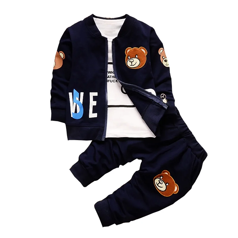 Комплекты одежды для маленьких мальчиков BibiCola детский весенний комплект в