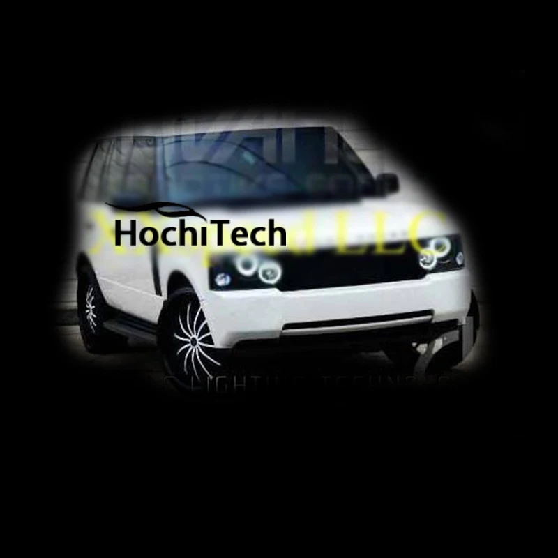 Для Ленд Ровер Range rover HSE 2003-2009 RGB светодиодный Фар Halo ангел демон глаза кольца |