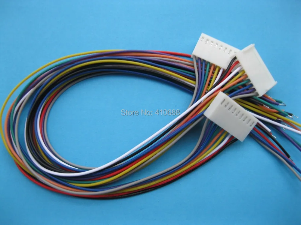 100 шт. 2510 шаг 2 54 мм 9-контактный Гнездовой разъем с 26AWG 300 соединительный кабель |