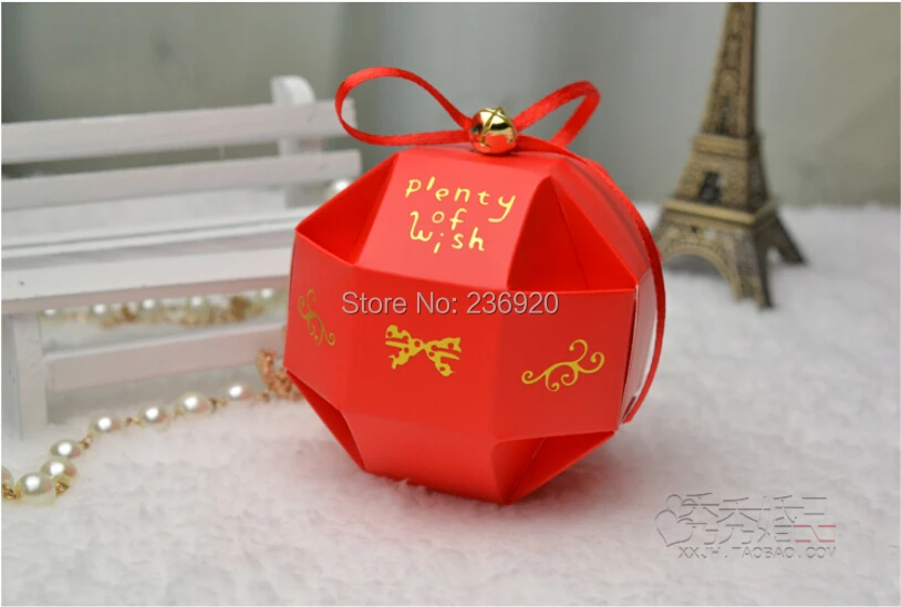 100 шт./лот красная Свадебная коробка для конфет сделай сам уникальная с красивой