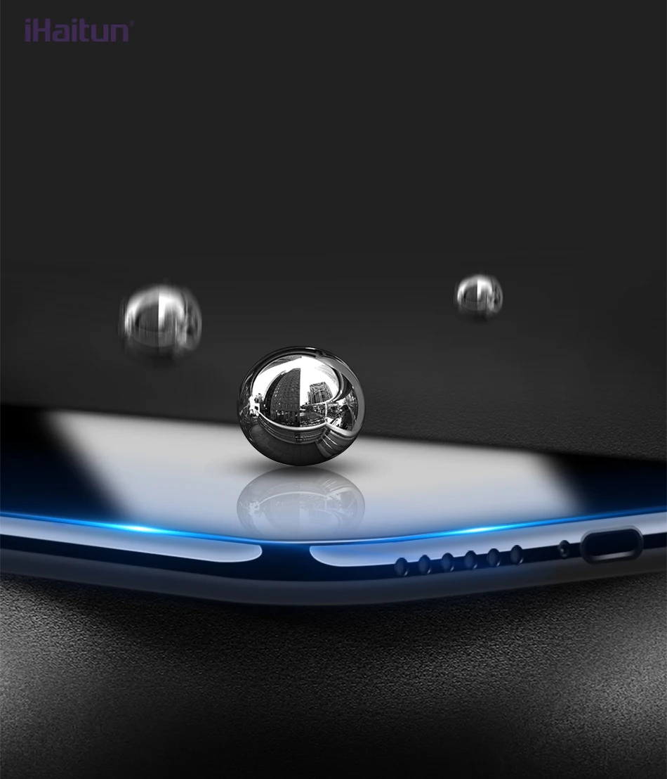 IHaitun 6D стекло для iPhone XS MAX XR X стекло с холодной резьбой изогнутое закаленное стекло для iPhone X 10 7 8 Plus Защитная пленка для экрана