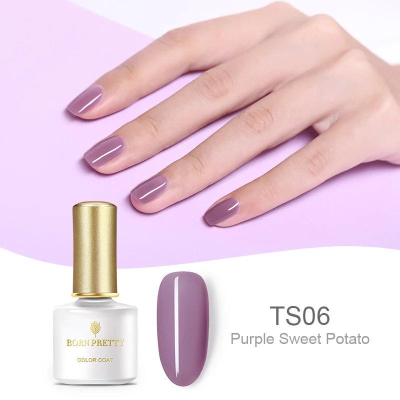 BP-TS06 BORN PRETTY Opal Jelly Гель-лак для ногтей 6 мл полупрозрачный белый розовый лак замочить от маникюра УФ-гель для дизайна ногтей лак - Цвет: BP-TS06