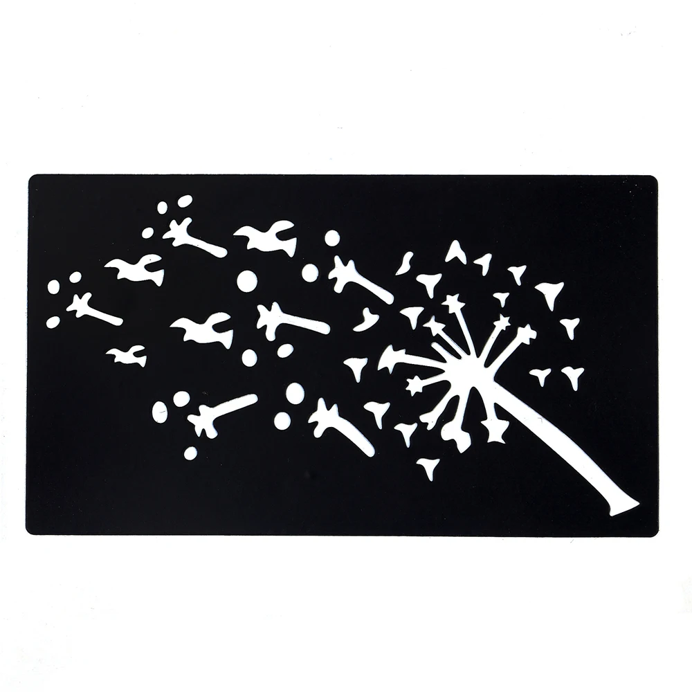 1 шт. Летающий Одуванчик водостойкий трафарет для татуировки сексуальная женщина