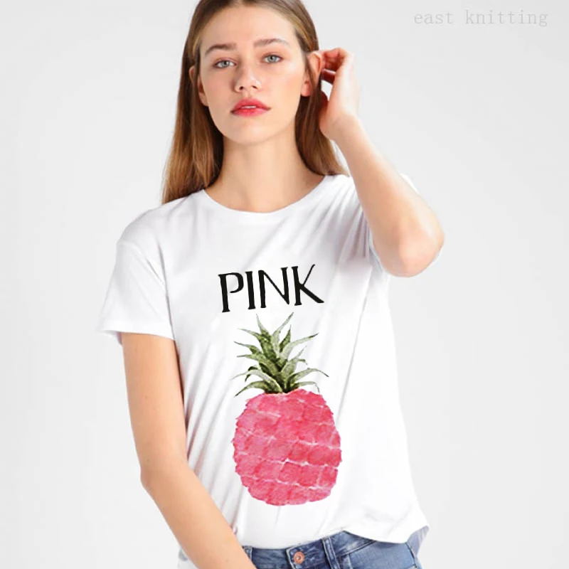 Women Fashion Fruits Summer T-shirt Funny Casual Short Sleeve Tops | Женская одежда