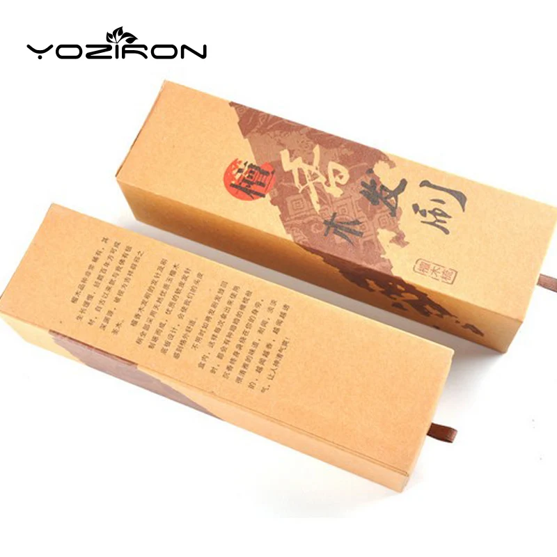 Уход за волосами зеленый сандалового дерева деревянные расчески Air сумка Щетка