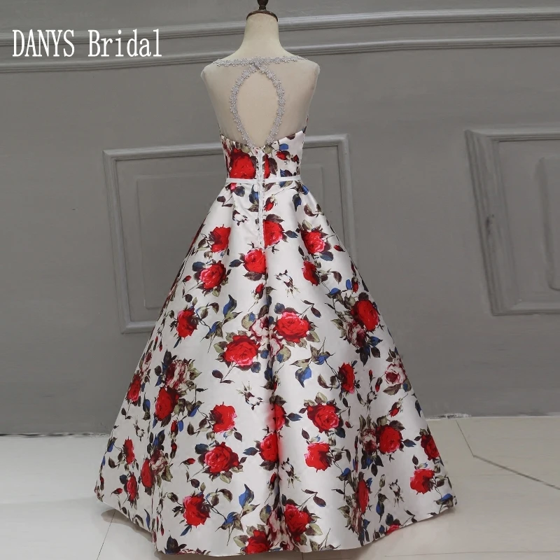 Сексуальные цветочные искусственные вечерние свадебные платья на продажу