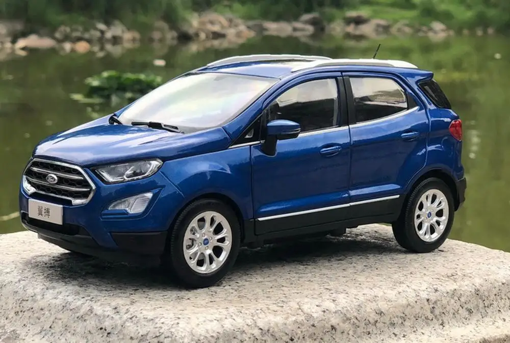 1/18 масштаб Ford Ecosport SUV Синий литой автомобиль Модель Коллекция игрушек