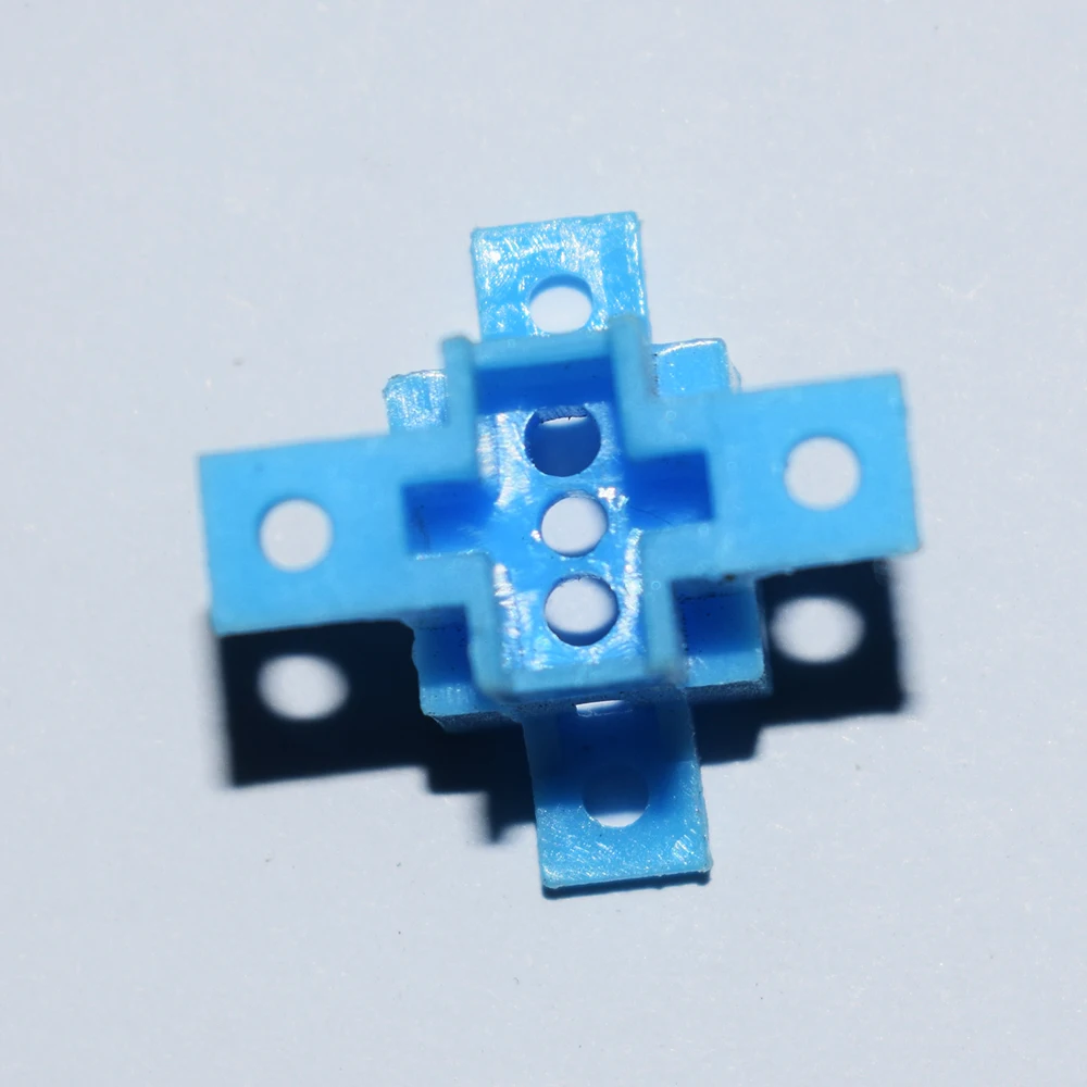 10/100pcs Tripod/double plug plastic connector/diy toy parts/technology model/rc car robot parts/baby toys for children | Игрушки и