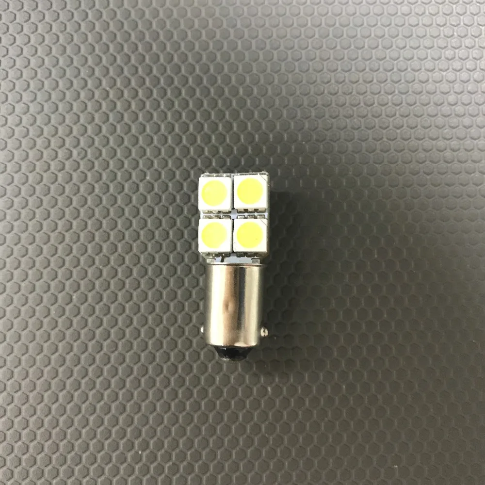Автомобильный авто светодиодный BA9S canbus T4W W5W Canbus 4 5050 smd ba9s H6W T11 светильник без