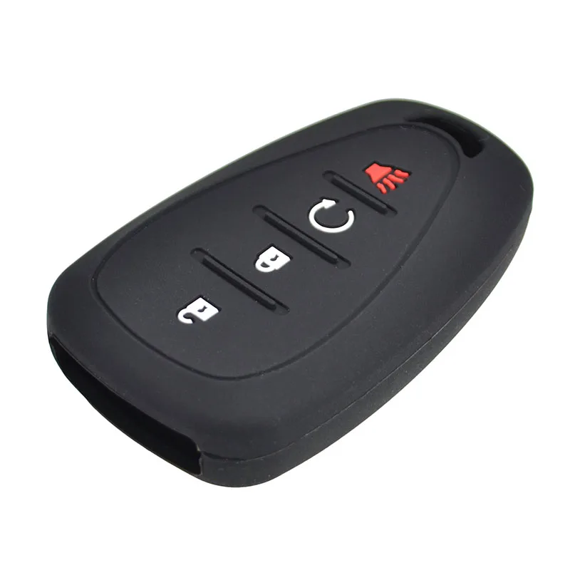 Силиконовый чехол для дистанционного ключа AX 4 кнопки Chevrolet Camaro Cruze Malibu Sonic Impala Volt