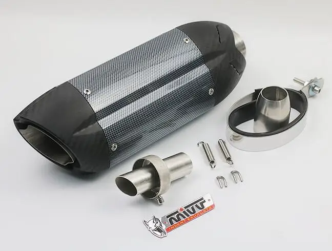 A 51 мм мотоцикл Mivv глушитель труба с подвижным DB Killer Z800 Devil Monster 796 Модифицированная выхлопная труба - Цвет: A