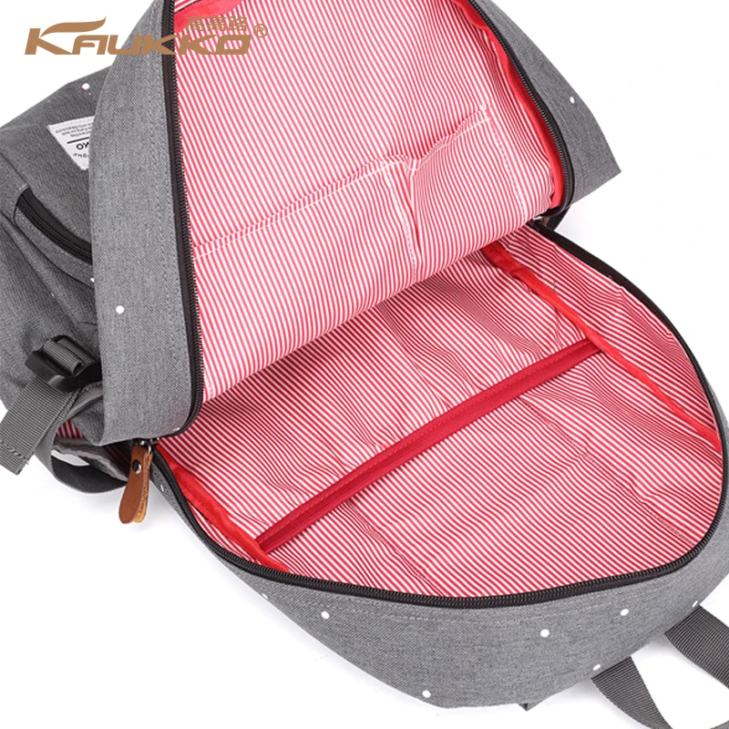 

Kaukko 2017 New Unisex Knapsack Preppy Style Linen School Bags Hot Sale Fashion Simple the University