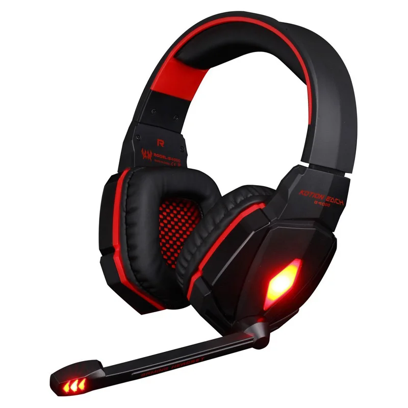 Kotion Each G4000 Gamer гарнитура игровые наушники для компьютера с микрофоном Микрофон ПК