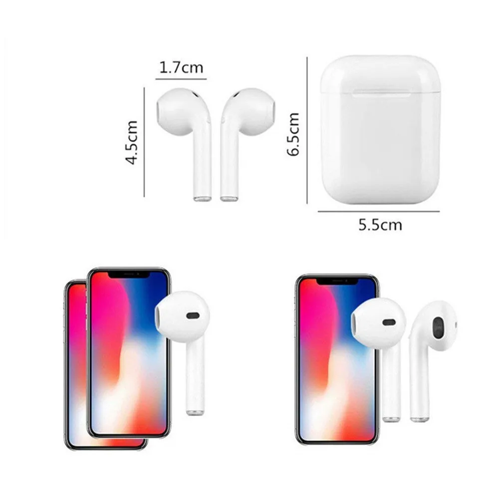 Новинка I9S TWS беспроводные наушники портативные 4,2 Bluetooth гарнитура невидимые мини наушники для всех смартфонов слуховой аппарат Магнитный
