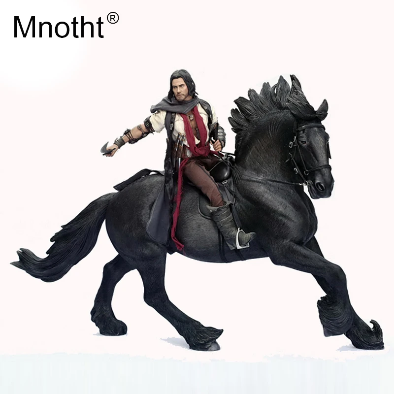 Модель шарма Mnotht 1/6 Scale коллекция игрушек Король лошади война из смолы лошадь с